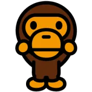 A BATHING APE®公式スタンプ