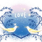 星空に愛をささやく鳥たち