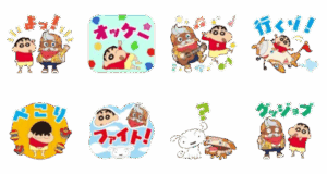 LINE マッチフライト×クレヨンしんちゃん