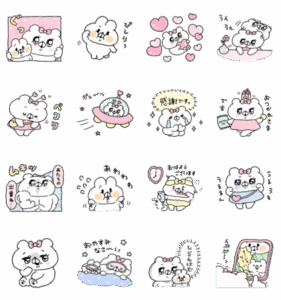 会話にクマを添えましょう ＆ LINEマンガ