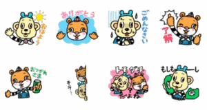 毎日使える！ともくんとダッチくんスタンプ