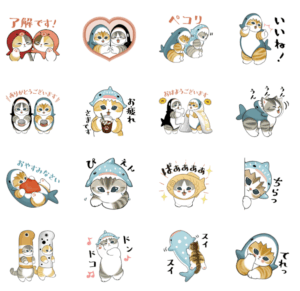 無料で使える♪サメにゃん