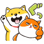 【無料】しばんばん×ふてニャンスタンプ♪