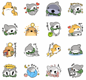 おでかけ子ザメ & LINEマンガ