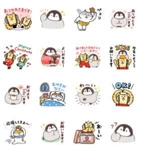 ごろごろにゃんすけ×もふペンギン初コラボ