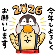 ごろごろにゃんすけ×もふペンギン初コラボ