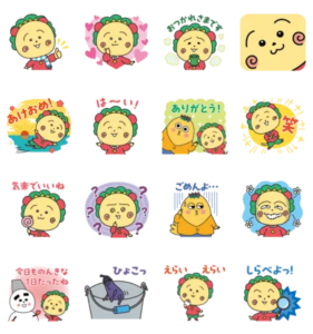 無料だよ♪冬のコジコジスタンプ