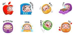開運！Appleだるま