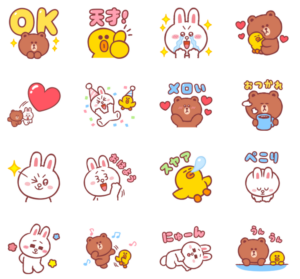 みんなかわいくてみんないい！無料スタンプ