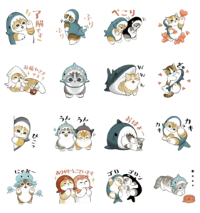 毎日使える♪サメにゃん